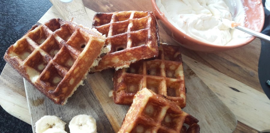Drożdżowe gofry belgijskie