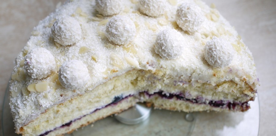 Kokosowy tort Rafaello